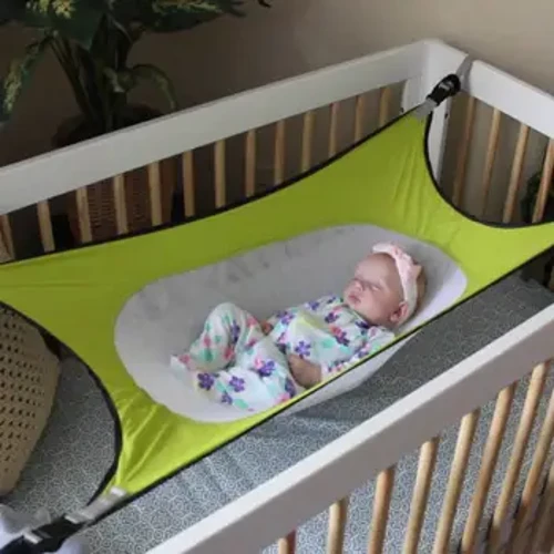 130CM * 80CM eraushuelbare Baby Hängmatt Baby Spillsaachen Indoor Baby Cradle Baby Swing Baby Schlof Hängmatt fir klenge Puppelchen