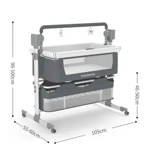 Berceau électrique pour nouveau-né, chaise à bascule, 3 minuteries, 5 Modes de balançoire, lit pour bébé, berceau de voyage réglable en hauteur