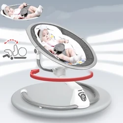 Electric Baby Rocking Chair 0-3 Baby Safety Cradle Rocking Chair Soothing Baby's Artefact Sleeps Sleeping Free Frakt