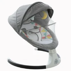 Newborn Cradle Electric Baby Rocking Chair Remote Control Baby Swing Bouncer Baby Rocker Swing Chair na may Musika Bluetooth