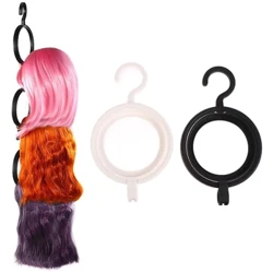 Gantung Wig Melingkar Gantungan dengan Kait Gratis untuk Tampilan Salon Dinding Wig Stand Pemegang Wig Pengeringan Stand Topi Syal Penyimpanan Hook