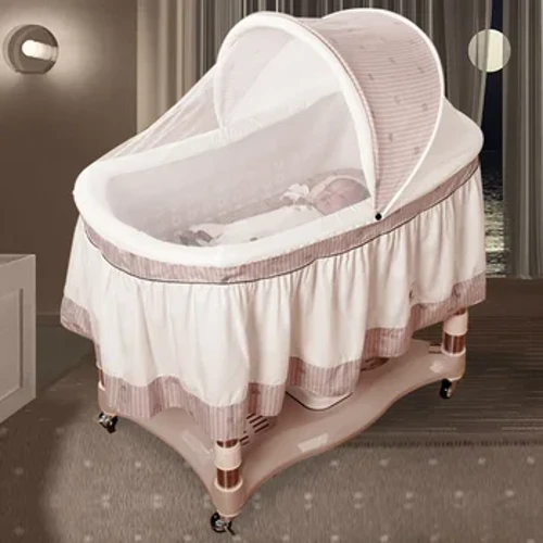 New Era Baby Cradle Automatikoki Sleep Shaker aplikazioa Urruneko kontrola Bluetooth Music Pushable