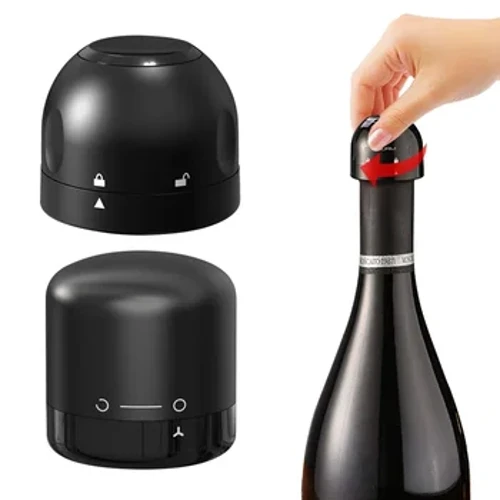 1/2 Chiếc Silicon Niêm Phong Champagne Nút Chai Hút Chân Không Nút Chặn Chai Rượu Có Thể Tái Sử Dụng Nhà Bếp Sản Xuất Bia & Làm Rượu Barware Phụ Kiện
