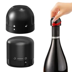 1/2PCS Silicôn Selio Champagne Cork Gwactod Stopiwr Potel Gwin Bragu Cegin a Gwneud Gwin Affeithwyr Barware