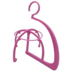 Kū ʻulaʻula Multifunctional Adjustable Wig Stand Plastic Hat Display Wig Head Holders Portable Folding Wig Stable Tools