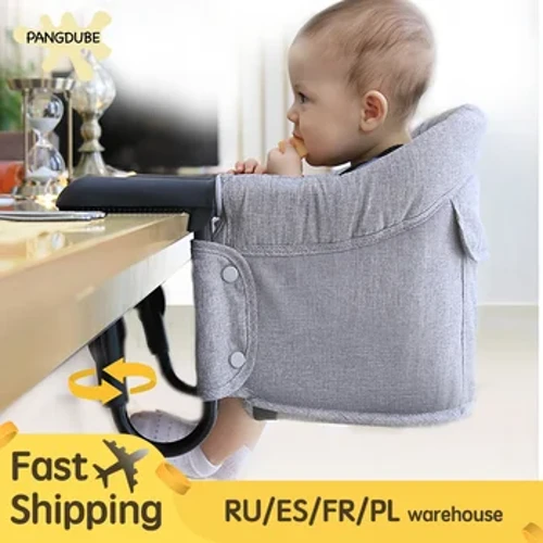 Taşınabilir Bebek mama Sandalyesi Katlanır Bebek Yemek Sandalyesi Bebek yemek masası sandalyesi Güçlendirici 6 ay ~ 3 yaşında Bebek Mama Sandalyesi Seyahat için
