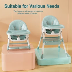AnGku Comfort and Safety Babymatstol Mångsidig barnstol med justerbart ryggstöd Fällbar matstol för barn