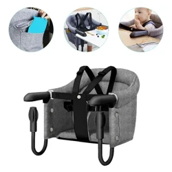 Foldable Baby Dining Table and Chairs Child High Portable Fast Oxford Cloth Attachable