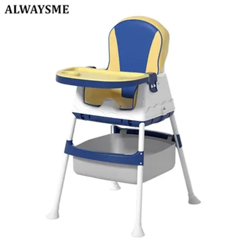 Wysokie krzesełko ALWAYSME dla dzieci w wieku 0,5–3 lat