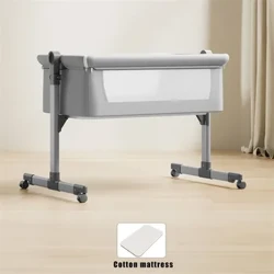 Cama para bebé de 0 a 24 meses, cuna 2 en 1 con colchón, cuna móvil portátil, cunas columpios para bebé, versión mejorada