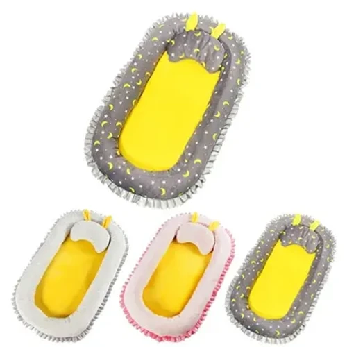 Portable Baby Crib Neigebuerenen Simulatioun Drock Praktesch Abnehmbar Éischt Baby Simulatioun Schlof Bett Gebärmutter Bett