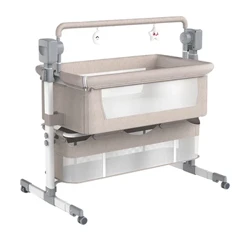 Berço elétrico para bebês, berço para dormir, recém-nascido, móvel, portátil, cama de viagem com mosquiteiro, cama de bebê