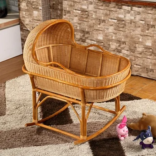 Cribs Babanod Gwasarn rattan go iawn crud newydd-anedig gwely siglo newydd-anedig crib newydd-anedig basged swing moises para bebe 98*48*68 cm