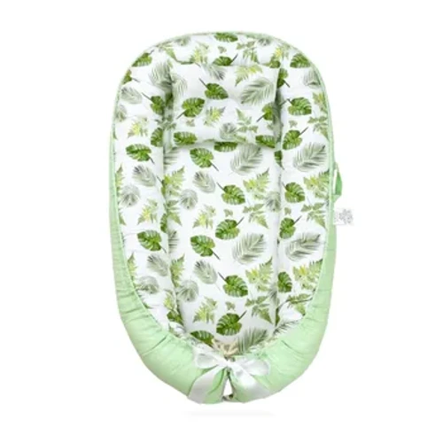 Berço portátil para bebê recém-nascido em formato de útero, cama de dormir com capa removível, colchão de algodão para dormir