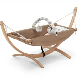 Amaca per bambini in legno Culla Amaca per bambini Culla per altalena per bambini Legno di faggio naturale