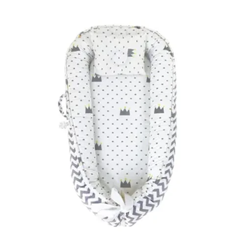 Lit de sommeil Portable en dentelle de coton pour nouveau-né, lit de sommeil en forme d'utérus avec housse amovible