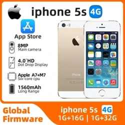 Gumamit na Apple iPhone 5S 4G LTE CellPhone Unlocked 1GB RAM 16GB/32GB/64GB ROM iCloud IOS WIFI Fingerprint used phone