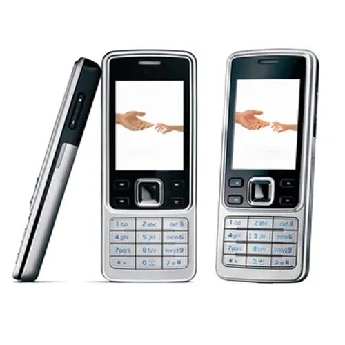 Originele 6300 GSM 2G mobiele telefoon Russisch en Arabisch en Hebreeuws en Engels toetsenbord Bluetooth gebruikte mobiele telefoon gemaakt in 2007 jaar