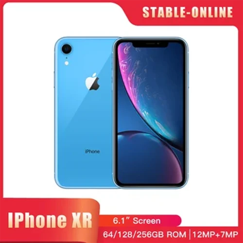 Telefono cellulare originale Apple iPhone XR 4G LTE USATO sbloccato Display da 6,1 "3 GB RAM 64 GB/128 GB/256 GB ROM 12 MP Fotocamera IOS Cellulare