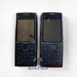 Lukittamaton X2 X2-00 Kännykkä GSM 850/900/1800/1900 Alkuperäinen Suomi Valmistettu Käytetty Matkapuhelin Bluetooth 5MP Vain englantilainen näppäimistö