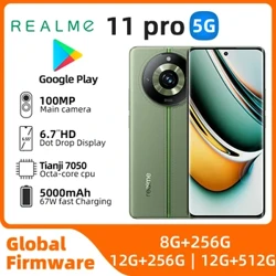 Realme 11pro Android 5G Kilitsiz 6.7 inç 512G Tüm Renkler İyi Durumda Orijinal kullanılmış telefon