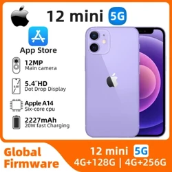 Apple iphone 12 mion 5.4 orlach 256G Gach Dath i Dea-riocht Fón úsáidte bunaidh