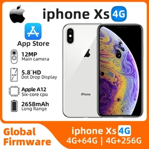 Apple iphone XS ios 5.8 orlach 256GB ROM Gach Dath i Dea-Rialáil Fón úsáidte bunaidh
