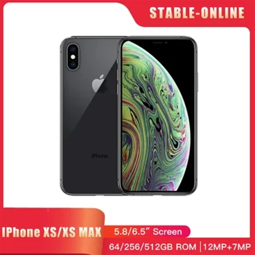 Apple iPhone XS 5,8 "/XS MAX 6,5" ОЗУ 4 ГБ ПЗУ 64 ГБ/256 ГБ/512 ГБ Смартфон Шестиядерный процессор IOS A12 Bionic LTE 4G Разблокированный подержанный телефон
