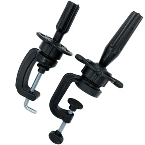 Mini Perücke Kapp Stand Dësch Clamp Training Mannequin Perücke Kapphalter Upassbar Plastiksmaterial Hoer Accessoire Tools