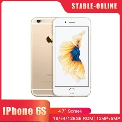 Jatorrizko 6S desblokeatua Apple iPhone 6S Smartphone 4.7" IOS 16/64/128GB ROM 2GB RAM 12.0MP Dual Core A9 4G LTE ERABILITAKO Telefono mugikorra