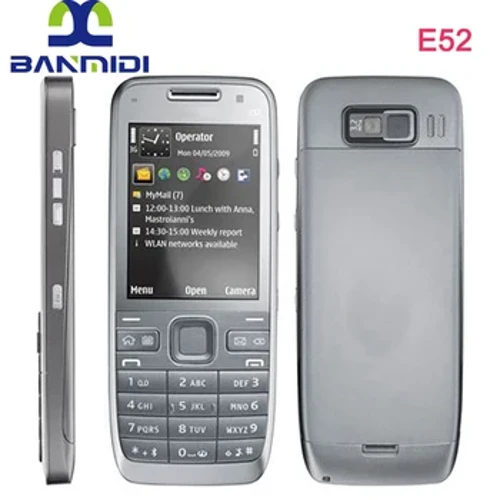 Maikaʻi E52 i wehe ʻia ke pihi kelepona kelepona ʻo Bluetooth WIFI 3G i hoʻohana ʻia i ka Arabic Russian Hebrew keyboard 3 kala no ke koho.