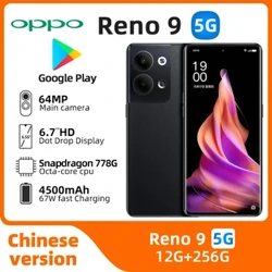 oppo Reno9 5G Android deblocat 6,7 inchi 12 GB RAM 256 GB ROM Toate culorile în stare bună Telefon folosit original