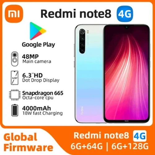 xiaomi redmi note 8 4G đã mở khóa 128G Tất cả màu sắc Tình trạng tốt điện thoại đã qua sử dụng
