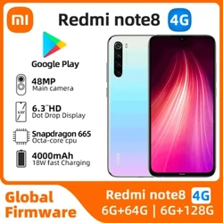 xiaomi redmi note 8 4G entsperrt 128G Alle Farben guter Zustand gebrauchtes Telefon