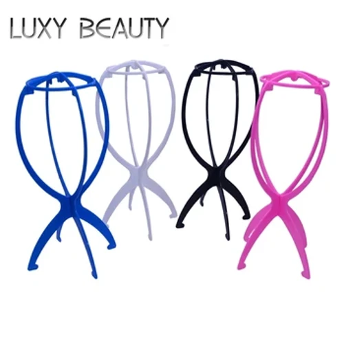 ที่วางวิกผม ที่วางวิกผมพลาสติก 4 สี แบบพกพา ที่วางวิกผมแบบพับได้ ที่วางขาตั้งหมวก ที่วางวิกผม ที่วางวิกผม