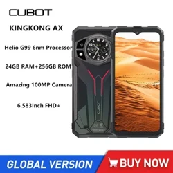 Cubot KINGKONG AX Smartphone Rugged 4G 6.583Inch FHD+ Octa Core 24GB+256GB Android 14 Simu ya mkononi 100MP 5100mAh 33W Chaji Haraka