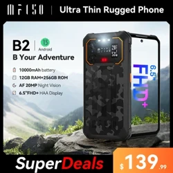 [Dünya Prömiyeri] IIIF150 B2 6,5"FHD+ Ekran Dayanıklı Makine Gece Görüşü 10000mAh 48MP Kamera Android13 12GB(6+6 Genişletilmiş) 256GB