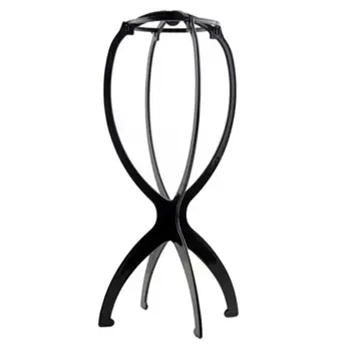 Tragbarer Perückenständerhalter Haltbarer klappbarer Perückenhalter aus Kunststoff Präsentationswerkzeug Klappbarer Perückenständer für Styling-Trocknungsdisplay
