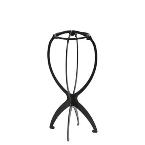 Seastán 1 Pc Black Wig le haghaidh Sealbhóir Wig wigs Triomadóir Taistil Inaistrithe 14.2 Seastán Ceann Wig Inch le haghaidh wigí gearra