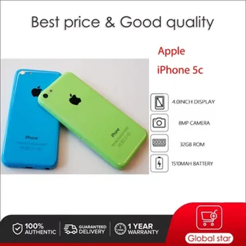 Originale Apple iPhone 5C sbloccato Utilizzato iOS A6 4.0 "8/16/32 GB Smartphone da celle rom da 8 MP