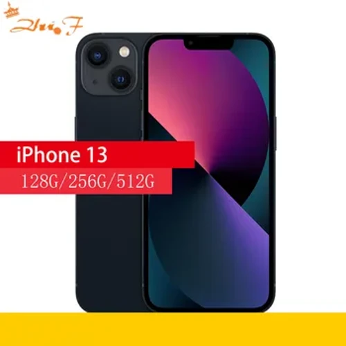 Apple iPhone 13 128/256/512 Gt/1TB ROM 6.1 "Super Retina OLED RAM 6 Gt A15 IOS Face ID NFC 5G -älypuhelin 13 Alkuperäinen matkapuhelin