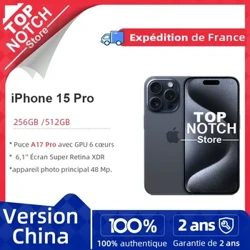 Orijinal Apple iPhone 15 Pro 8GB RAM 128GBA17 Pro Biyonik Çip 6.1 '' 120Hz Süper Retina XDR Ekran NFC 5G Akıllı Telefon 48MP Kamera