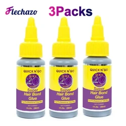 20 eiliad Glud Bondio Sych Cyflym 3Packs 1Oz Wig Glud Glud Bond Gwallt Bond Glud Ar Gyfer Trin Gwallt Cyflym Gorau Lash Glud Eyelash Glud