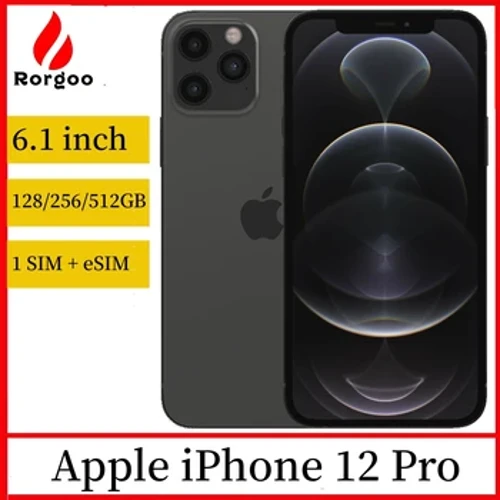 Apple iPhone 12 Pro 6G RAM 128GB 256GB ROM Smartphone 6.1" OLED Face ID NFC IOS Desblokeatua 5G Jatorrizko iPhone 12pro Telefono mugikorra