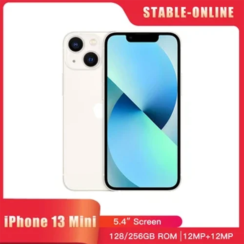 iPhone 13 Mini 5,4" RAM 4 Go ROM 128/256 Go A15 iphone13 5G Téléphone portable iphone 13mini iphone 13