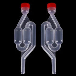 Plastmassadan tayyorlangan sharob havo qulflari Homebrew qabariq havo qulfi Carboys stopper uy pivo zavodi Moonshining aksessuari sharob tayyorlash uchun bar asboblari