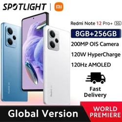 [Ra mắt thế giới] Phiên bản toàn cầu Xiaomi Redmi Note 12 Pro Plus 5G 8GB + 256GB 200MP Camera OIS 120Hz AMOLED Sạc 120W