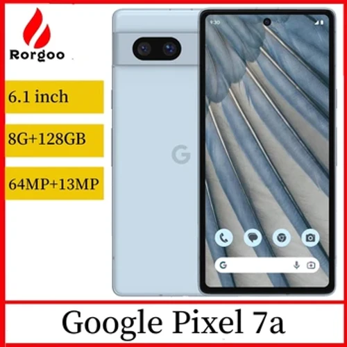 Google Pixel 7a Smartphone 5G Original 8GB RAM 128GB Mobilni telefon Google Tensor G2 6.1 inča 64 MP + 12 MP 4400 mAh Mobitel