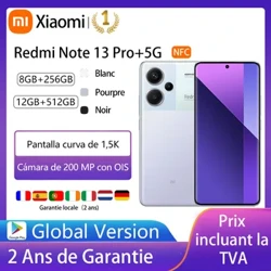 Смартфоны Xiaomi Redmi Note 13 Pro Plus 5G NFC камера 200 МП з Be, экран Alimed Incurver 120 Гц, 120 Вт HyperCharge, мясцовая гарантыя, глабальная версія