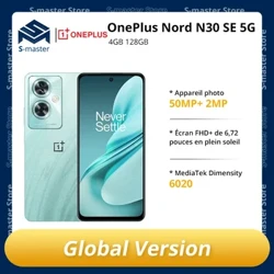Algemene versie OnePlus Nord N30 SE 5G Smartphone MTK Dimensity 6020 6.72" FHD+ Display 5000mAh 33W SUPERVOOC 50MP Hoofdcamera
